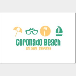 Coronado Beach - San Diego, California - Best Beach in the World Posters and Art